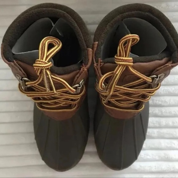 (NWT) SPERRY Top-Sider Big Kid's Avenue Duck Boot In Tan / Brown - Picture 11 of 11